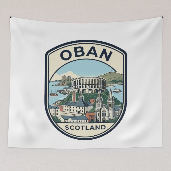 Item preview, Oban Scotland Vintage Travel Emblem designed and sold by k3rstman1.
