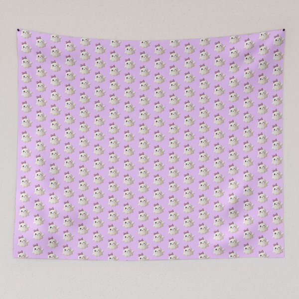 Item preview, Kawaii Winking Purple Bow Ghost designed and sold by deisgnsbyshane.