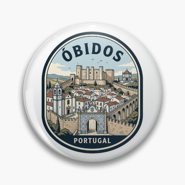 Item preview, Obidos Portugal Medieval Walled Town Travel Souvenir designed and sold by k3rstman1.