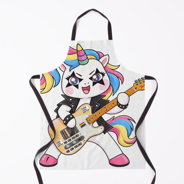Item preview, Rocking Rainbow Unicorn playing guitar styles designed and sold by Donald-Bryantt.