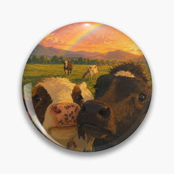 Item preview, Sunset Meadow Friends & Rainbow designed and sold by Madame-Verny.