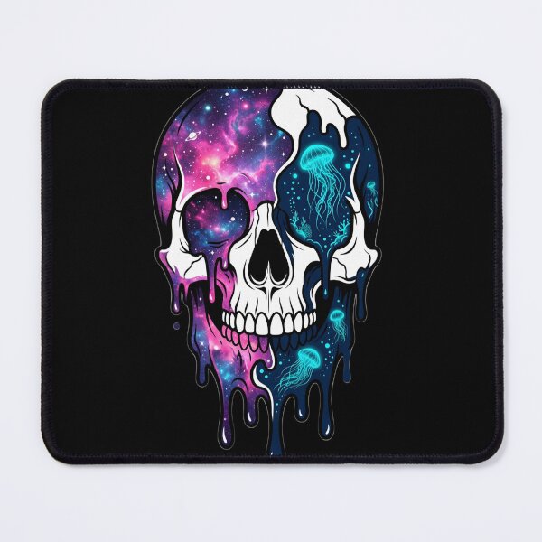 Item preview, Surreal Cosmic Melting Skull - Dreamscape Deep Ocean Art designed and sold by ZoneMerch.