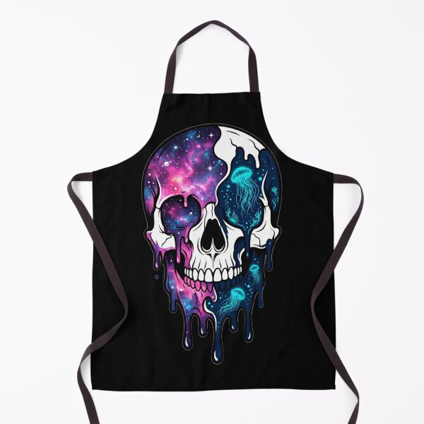 Item preview, Surreal Cosmic Melting Skull - Dreamscape Deep Ocean Art designed and sold by ZoneMerch.