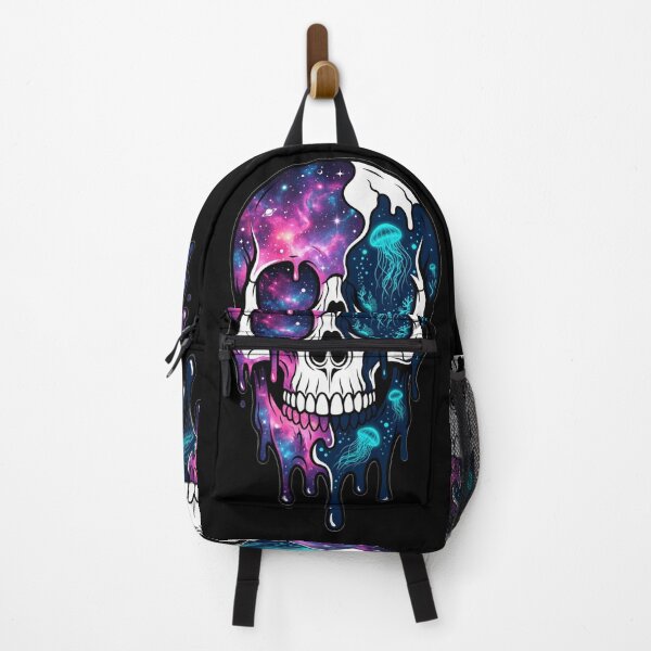 Item preview, Surreal Cosmic Melting Skull - Dreamscape Deep Ocean Art designed and sold by ZoneMerch.