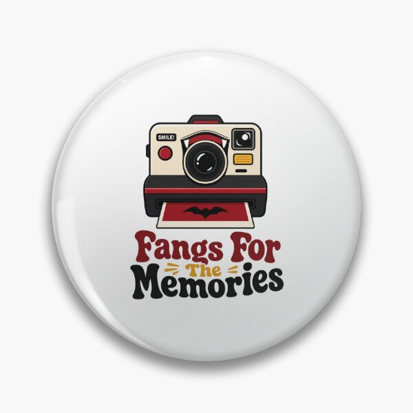 Item preview, Fangs For The Memories Shirt, Comfort Colors® Vampire Polaroid Tee, Funny Halloween Camera Pun Graphic designed and sold by TshirtsLabs.
