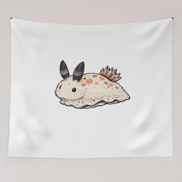 Item preview, Sea Bunny Nudibranch Hand Drawn Marine Life Design designed and sold by Naviora.