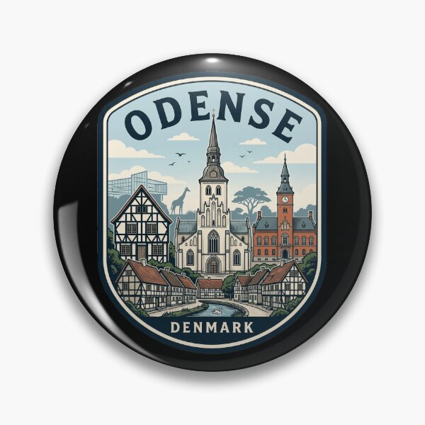 Item preview, Odense Denmark Vintage Travel Emblem designed and sold by k3rstman1.