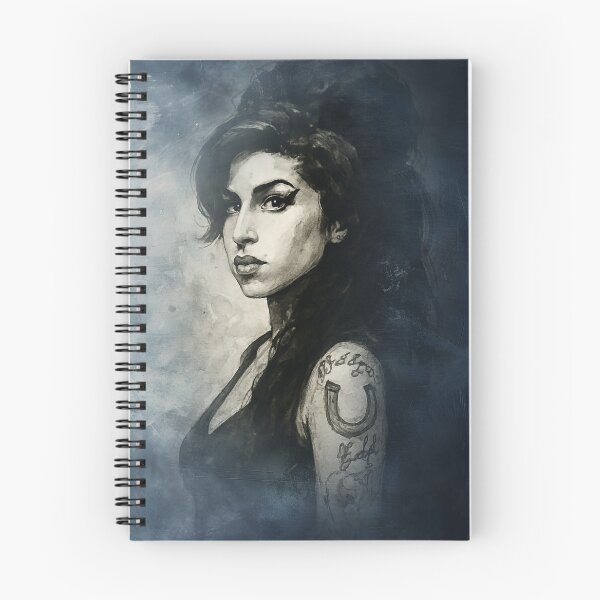 Item preview,  Amy Winehouse Moody Portrait Art –  Watercolour Painting of Music Icon designed and sold by ConorKeeganArt.