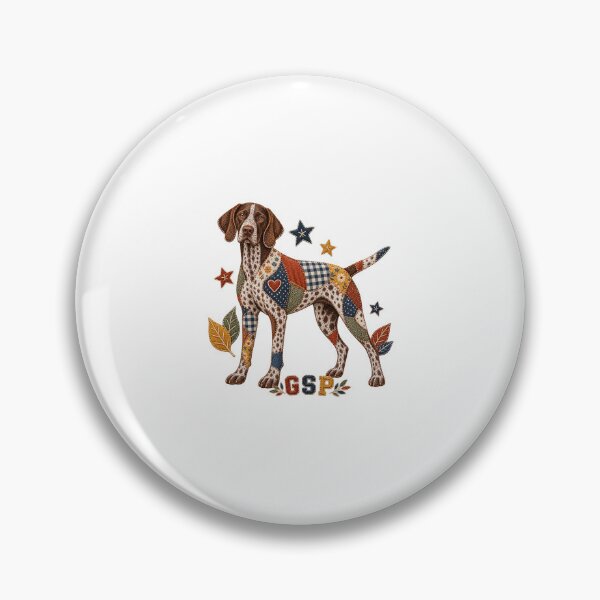 Item preview, German Shorthaired Pointer Patchwork Dog designed and sold by AMICO77.