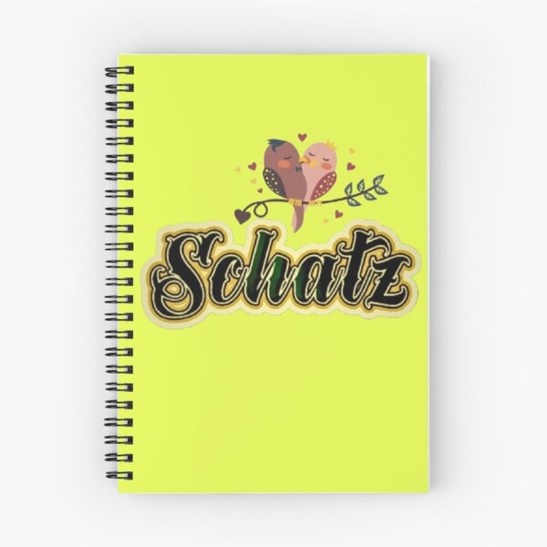 Artikelvorschau, Schatz Deutsche Zärtlichkeit Süßes Liebespaar Typografie Druck entworfen und verkauft von Miheerala.