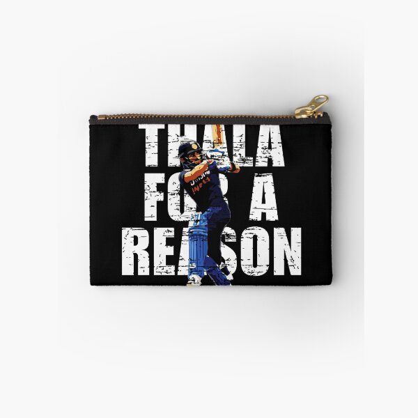 Artikelvorschau, Thala for a Reason T-Shirt | MS Dhoni Cricket Fan Art entworfen und verkauft von lexxclothing.
