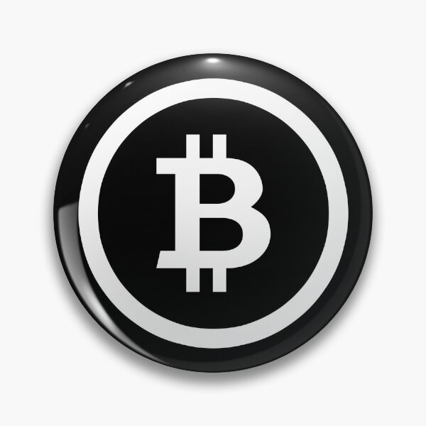 Item preview, Bitcoin Logo White Pocket designed and sold by CyberRex.