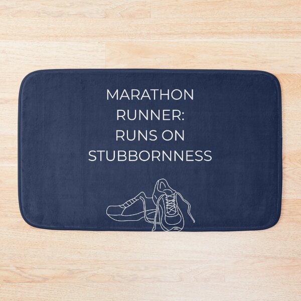 Item preview, Marathon Runner, Runs on Stubbornness Gift designed and sold by Zyvora-merch.