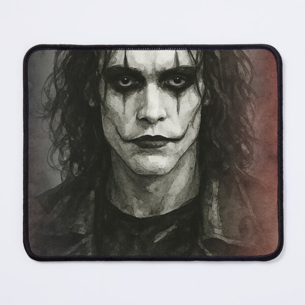 Item preview, Eric Draven The Crow Watercolour Portrait 2 | Dark Gothic Fan Art designed and sold by ConorKeeganArt.