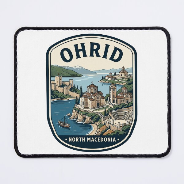 Item preview, Ohrid North Macedonia Vintage Travel Badge designed and sold by k3rstman1.