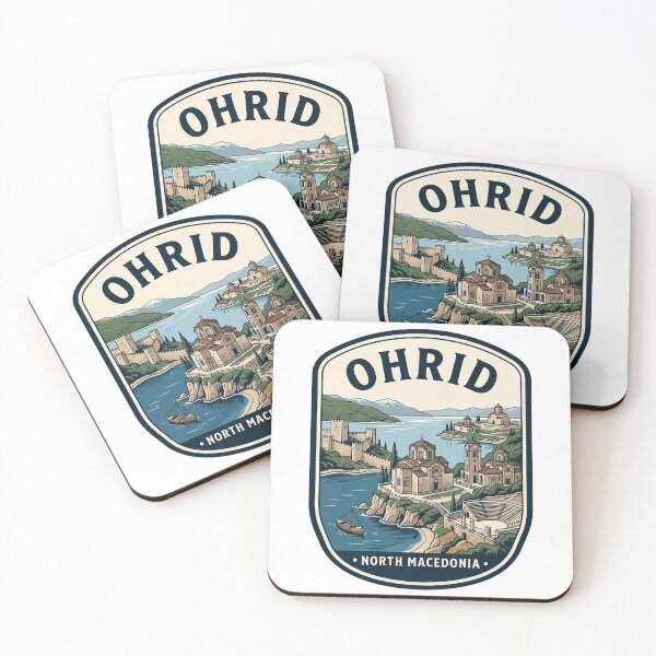 Item preview, Ohrid North Macedonia Vintage Travel Badge designed and sold by k3rstman1.