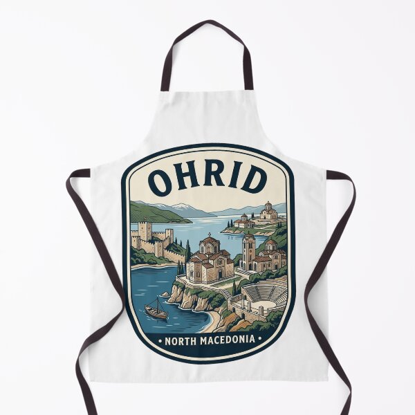 Artikelvorschau, Ohrid Nordmazedonien Vintage Reiseabzeichen entworfen und verkauft von k3rstman1.