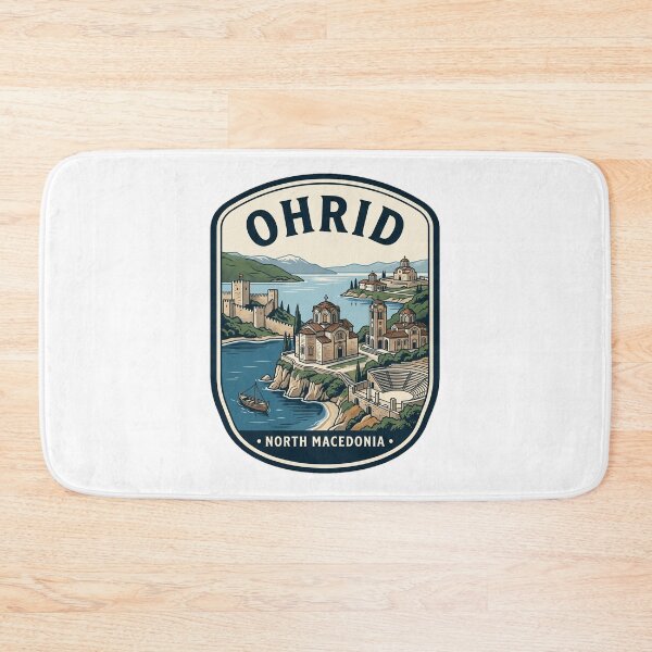 Item preview, Ohrid North Macedonia Vintage Travel Badge designed and sold by k3rstman1.