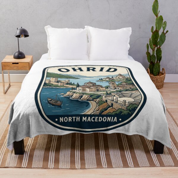 Item preview, Ohrid North Macedonia Vintage Travel Badge designed and sold by k3rstman1.