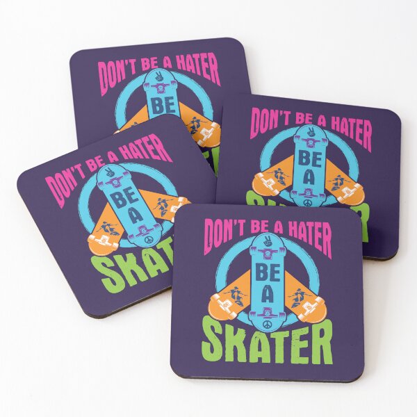 Item preview, Don't Be a Hater Be a Skater Skateboard Peace Symbol designed and sold by jaygo.