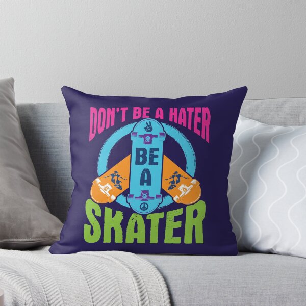 Item preview, Don't Be a Hater Be a Skater Skateboard Peace Symbol designed and sold by jaygo.