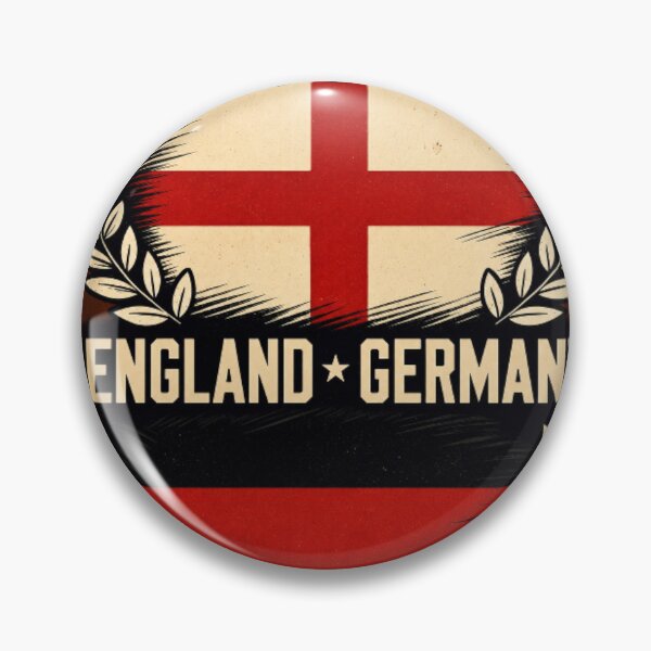 Item preview, England vs Germany Retro Football Art Poster designed and sold by Nexus Space.