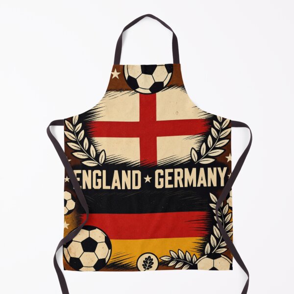 Item preview, England vs Germany Retro Football Art Poster designed and sold by Nexus Space.