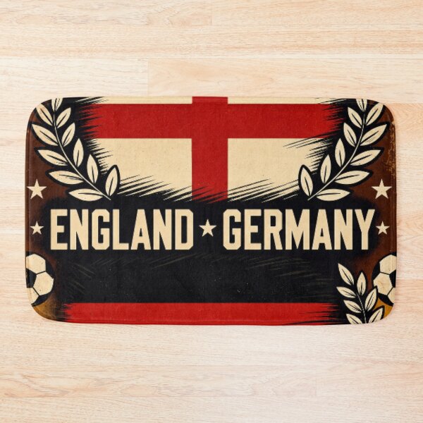 Item preview, England vs Germany Retro Football Art Poster designed and sold by Nexus Space.