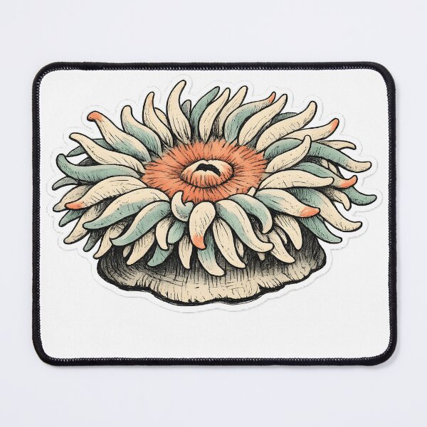 Item preview, Hand Drawn Tidepool Sea Anemone Marine Life Art designed and sold by Naviora.