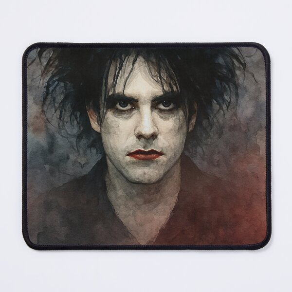 Item preview, Robert Smith The Cure Watercolour Portrait 2 – Gothic Music Art Print designed and sold by ConorKeeganArt.