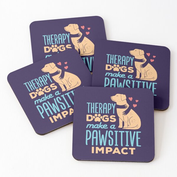 Item preview, Therapy Dogs Make a Pawsitive Impact designed and sold by jaygo.