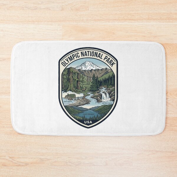 Item preview, Olympic National Park Washington Vintage Travel Decal designed and sold by k3rstman1.