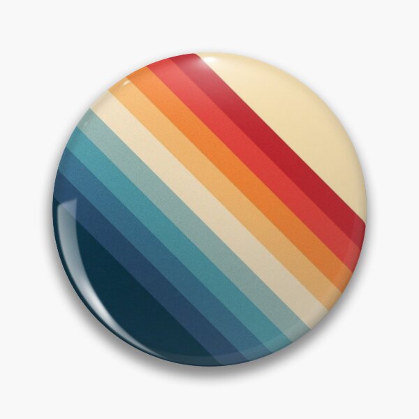 Item preview, Vintage Retro Stripped Ribbon Rainbow Boho 60s 70s 80s Lined Pattern designed and sold by WA Designs.
