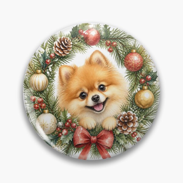 Item preview, Pomeranian Christmas designed and sold by MoonMonkeyNbear.