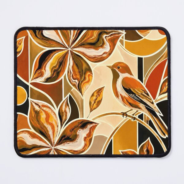 Item preview, Terracotta Botanical Geometry designed and sold by NeuroArtGallery.