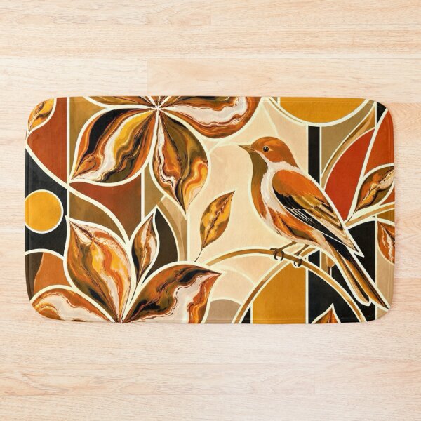 Item preview, Terracotta Botanical Geometry designed and sold by NeuroArtGallery.