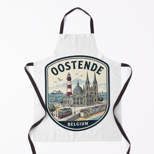 Artikelvorschau, Vintage Oostende Belgien Küstenreiseabzeichen entworfen und verkauft von k3rstman1.
