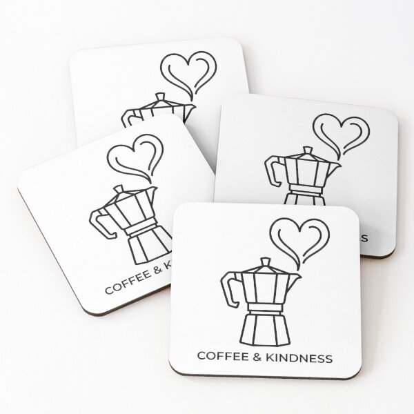 Item preview, COFFEE & KINDNESS - Coffee Enthusiast designed and sold by Nacrot.