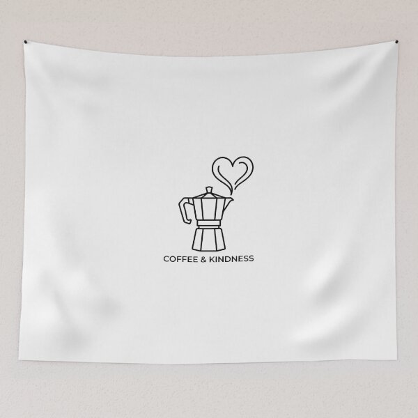 Item preview, COFFEE & KINDNESS - Coffee Enthusiast designed and sold by Nacrot.
