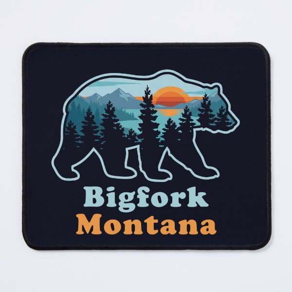 Item preview, Bigfork Montana Bear Silhouette Montana Souvenir  designed and sold by Milasneeze.