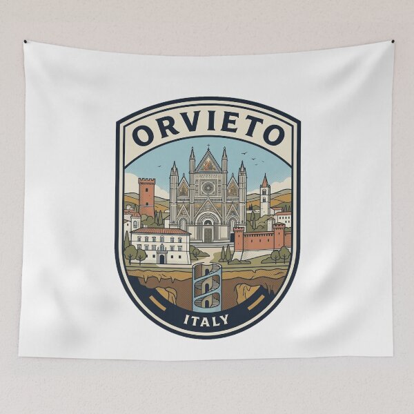 Item preview, Orvieto Italy Cathedral and St Patricks Well designed and sold by k3rstman1.