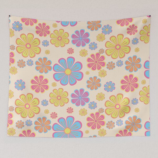 Item preview, Colorful Groovy Floral Seamless Pattern designed and sold by prapapon.
