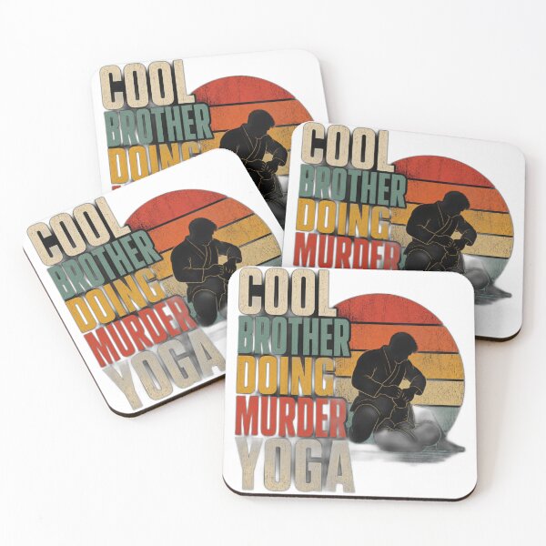 Item preview, Cool Brother Doing Murder Yoga BJJ Gift designed and sold by Martial-Art-23.