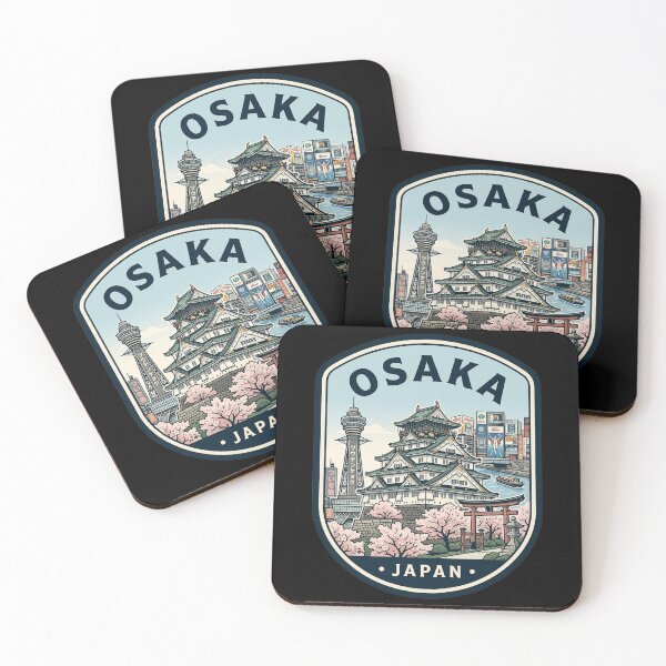 Item preview, Osaka Japan Retro Travel Badge designed and sold by k3rstman1.