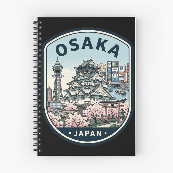 Item preview, Osaka Japan Retro Travel Badge designed and sold by k3rstman1.