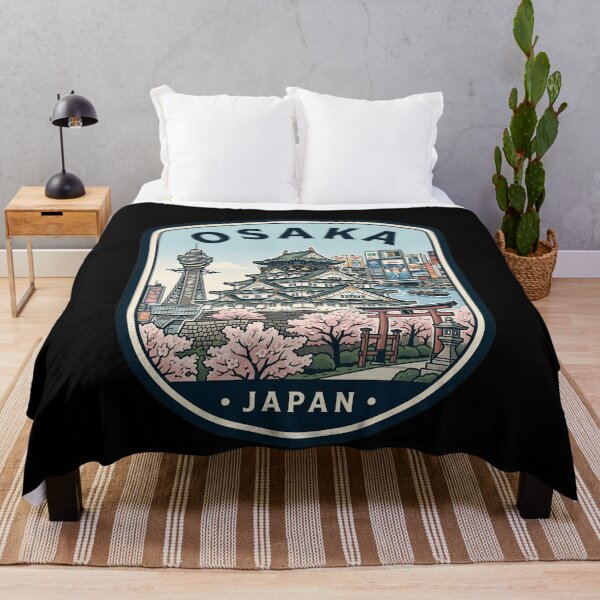 Item preview, Osaka Japan Retro Travel Badge designed and sold by k3rstman1.