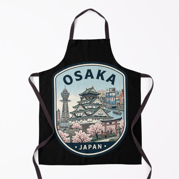 Item preview, Osaka Japan Retro Travel Badge designed and sold by k3rstman1.