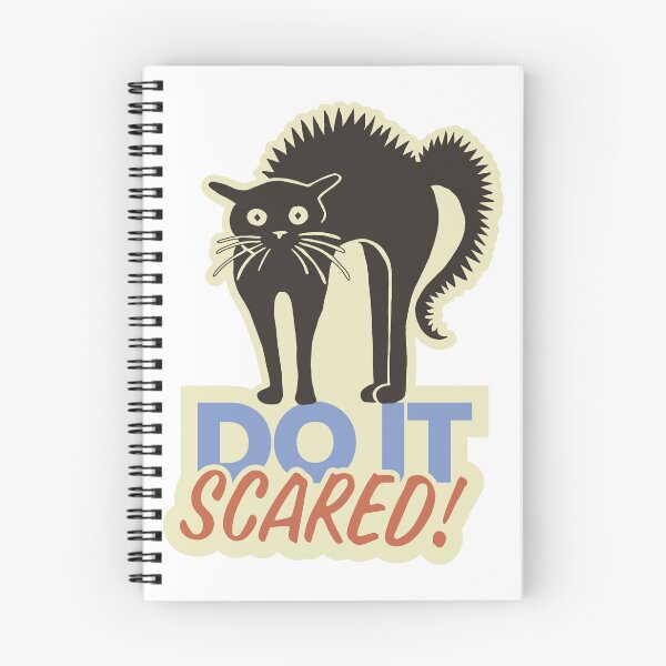 Item preview, Do It Scared Cat designed and sold by Amber Johanna.