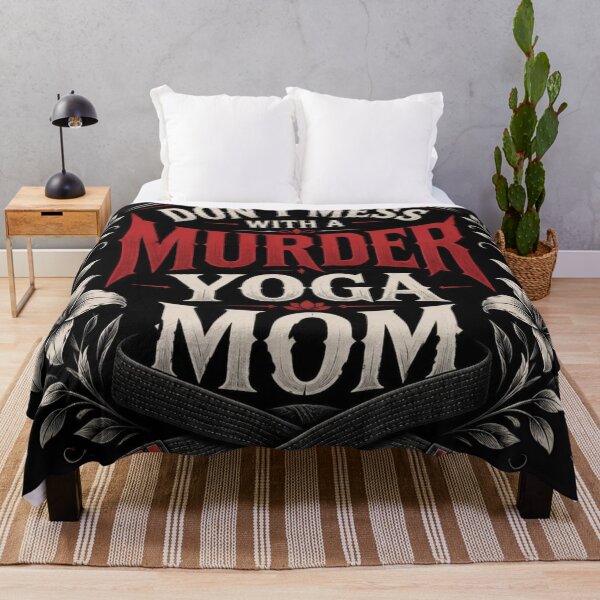Item preview, Dont Mess With A Murder Yoga Mom BJJ designed and sold by Martial-Art-23.