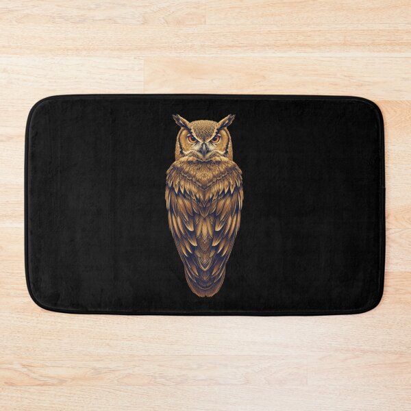 Item preview, Owl looking backwords designed and sold by whatthefoxsays.